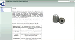 Desktop Screenshot of intceramic.com